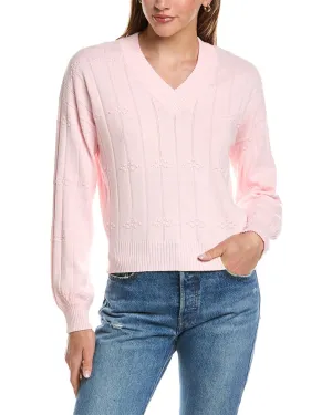 27 Miles Malibu Pointelle Stitch Bobbles Sweater