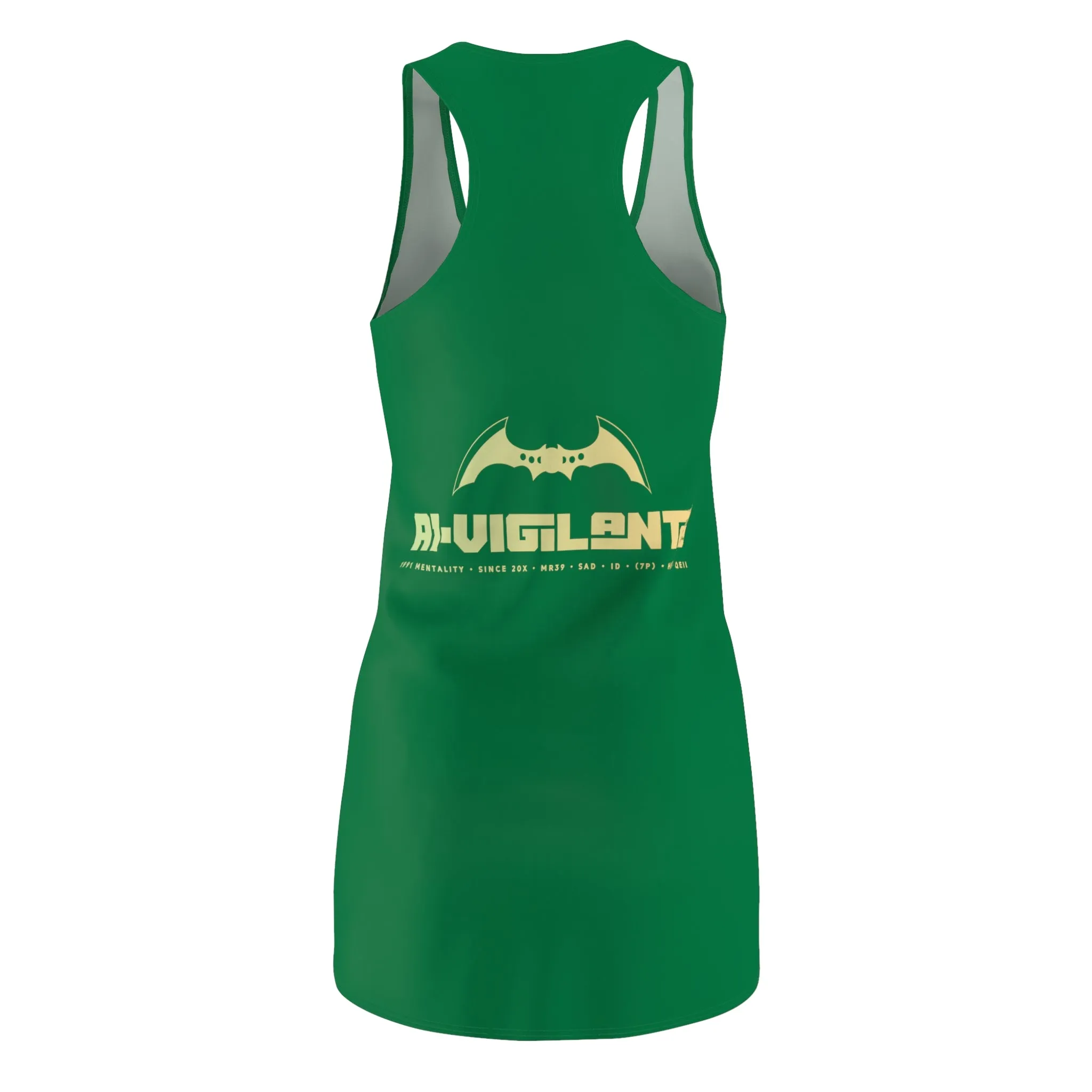 A1-Vigilante Women's Cut & Sew Racerback Dress (AOP)