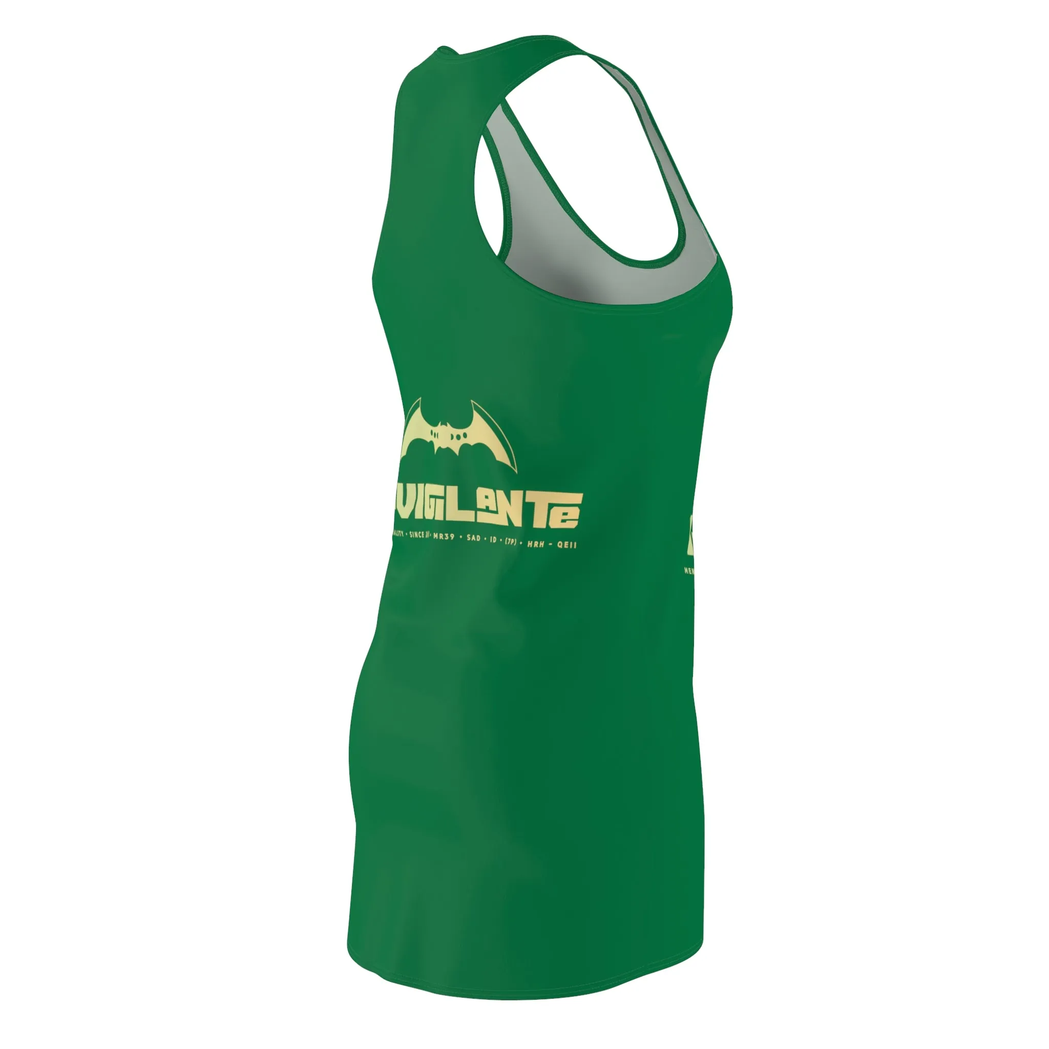A1-Vigilante Women's Cut & Sew Racerback Dress (AOP)