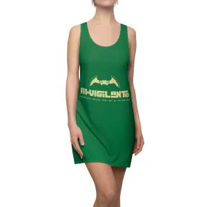 A1-Vigilante Women's Cut & Sew Racerback Dress (AOP)