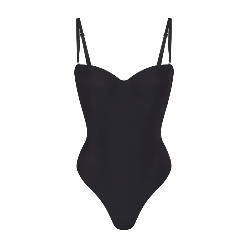 Adjustable Strap Contouring Bodysuit – Sleek Fit and Seamless Design