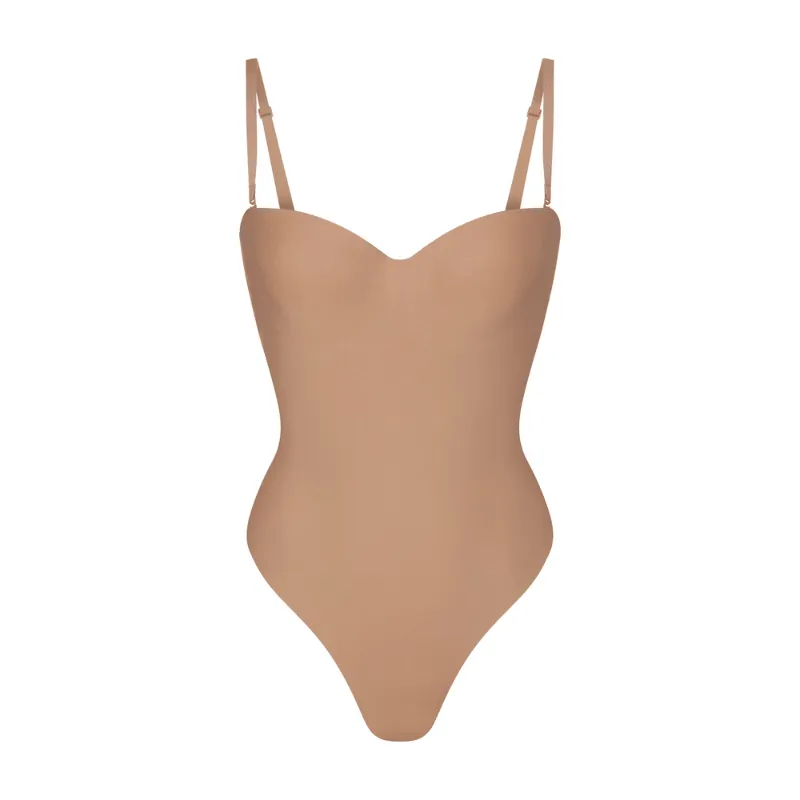 Adjustable Strap Contouring Bodysuit – Sleek Fit and Seamless Design