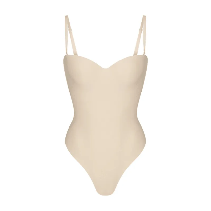 Adjustable Strap Contouring Bodysuit – Sleek Fit and Seamless Design