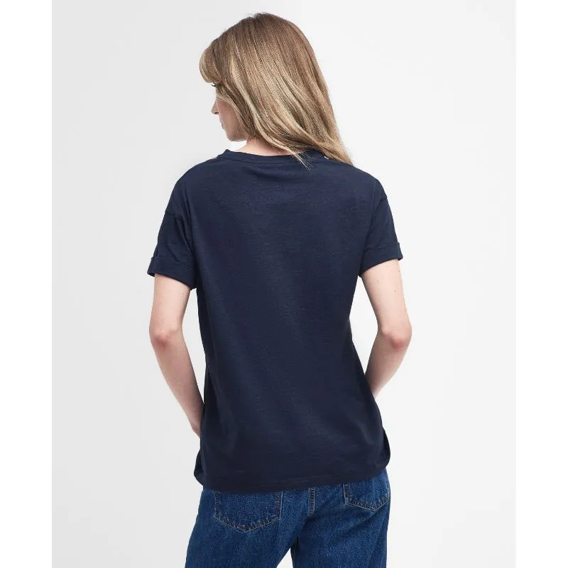 Barbour Longfield Ladies T-Shirt - Navy