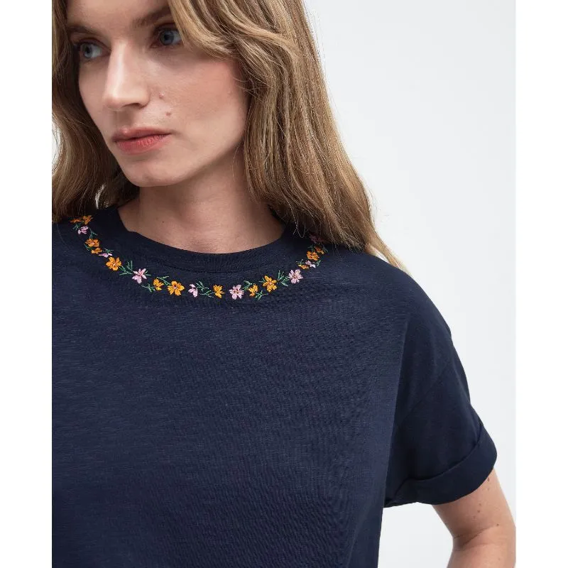 Barbour Longfield Ladies T-Shirt - Navy