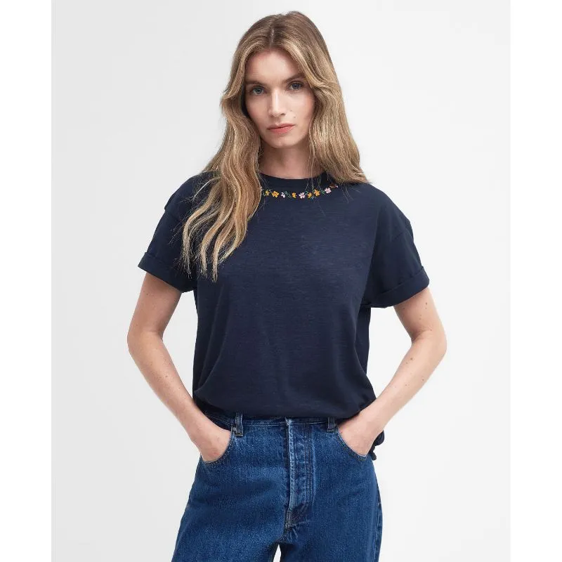 Barbour Longfield Ladies T-Shirt - Navy