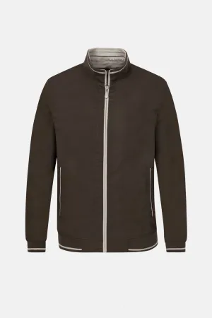 Beige and Coffee double-face Jacket