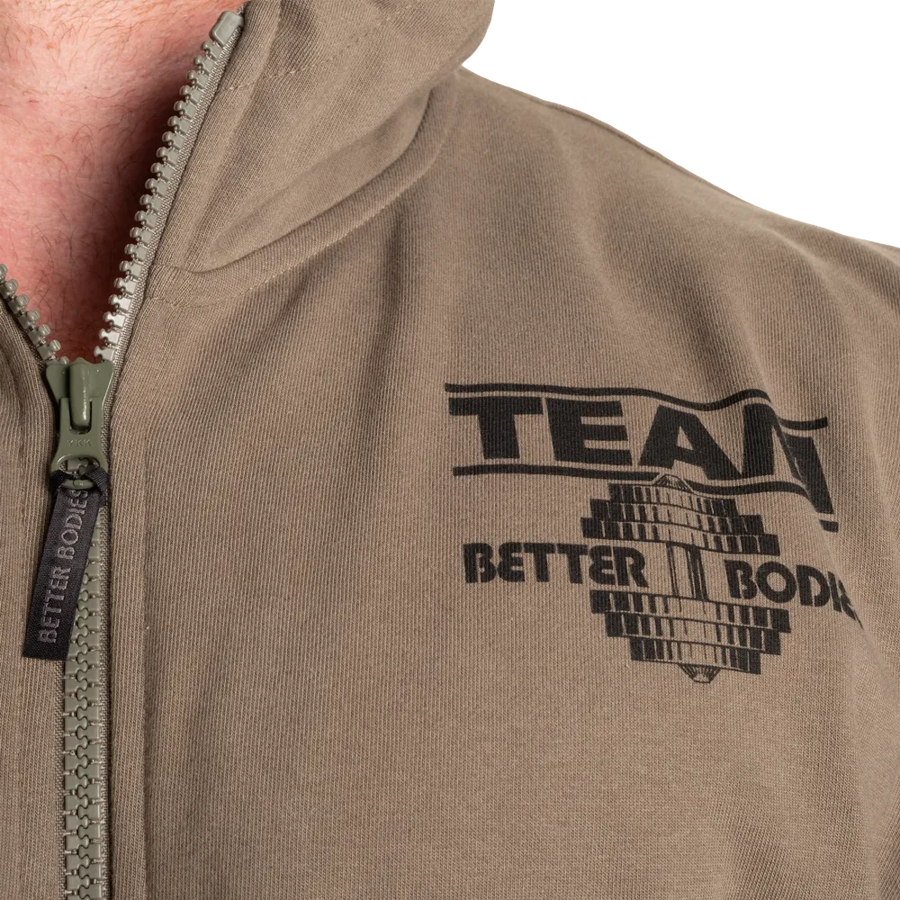 BETTER BODIES ORIGINAL STANDARD HOOD (Washed Green) - ملابس رياضية