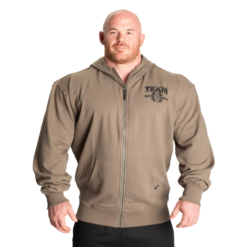 BETTER BODIES ORIGINAL STANDARD HOOD (Washed Green) - ملابس رياضية