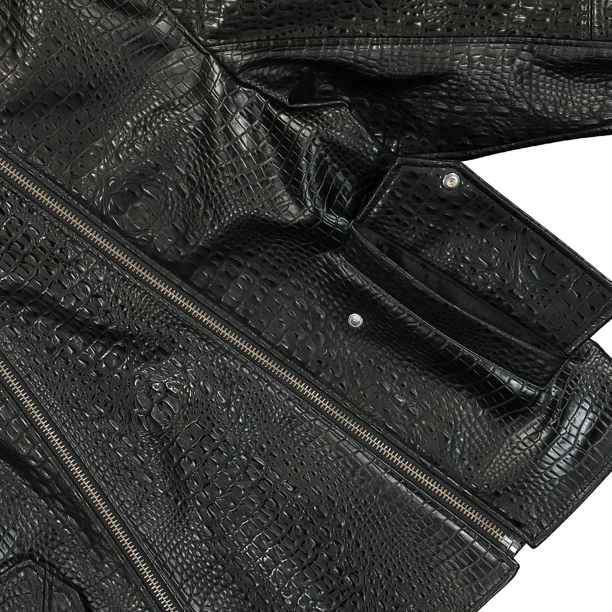 Biker Jacket With Double Zips