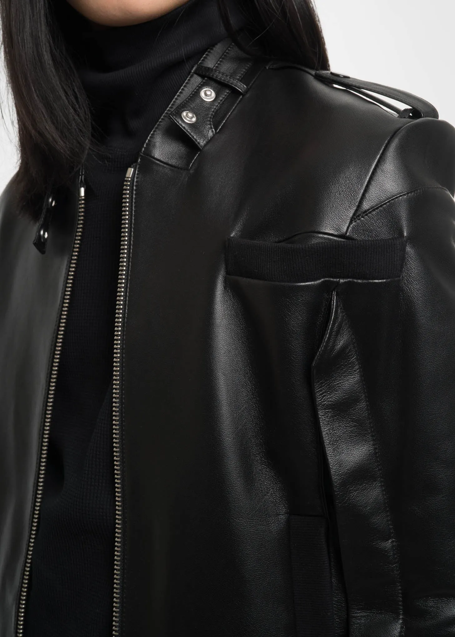 Black HL Members Only Jacket