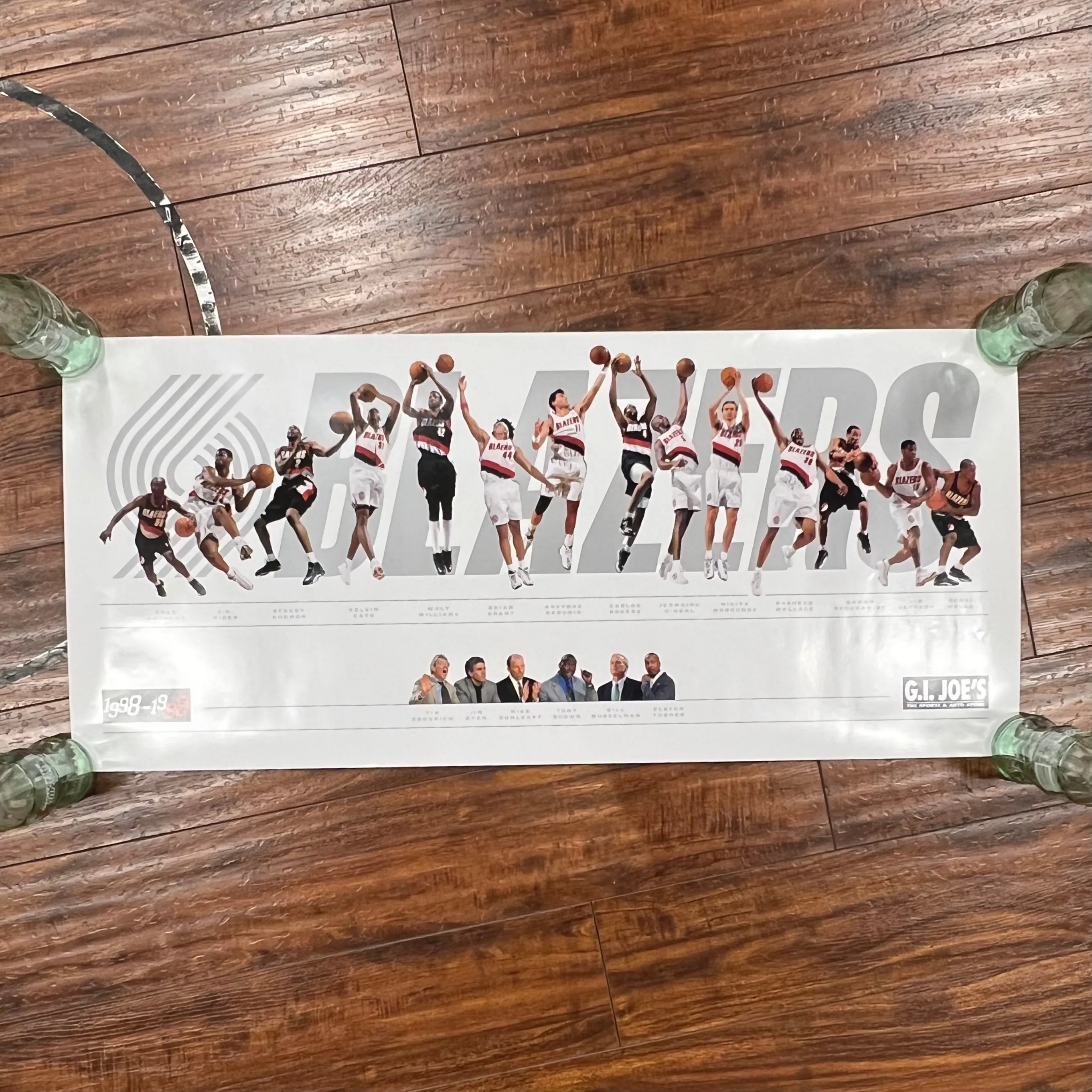 Blazers 1998-99 Team Poster