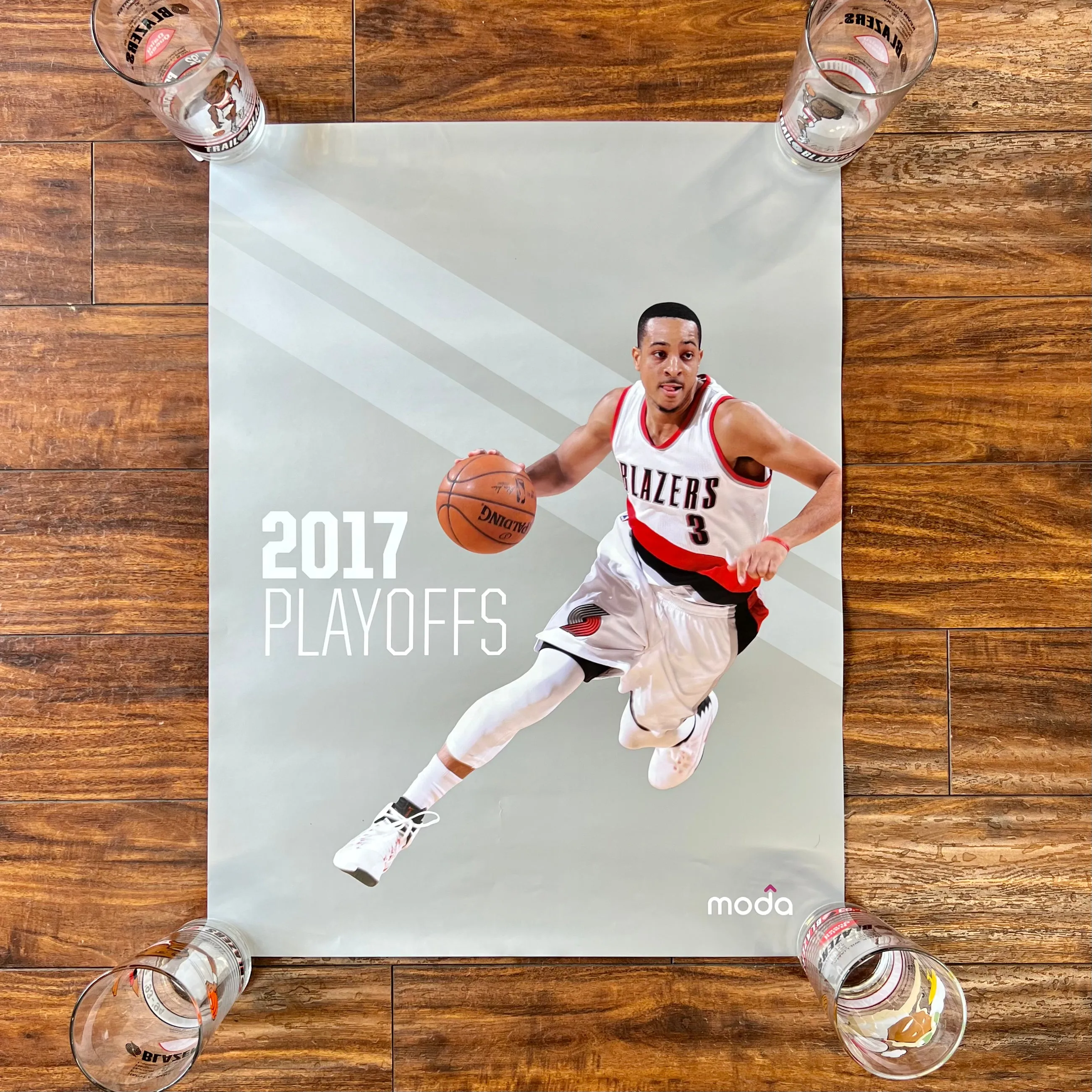 Blazers 2017 CJ McCollum Poster
