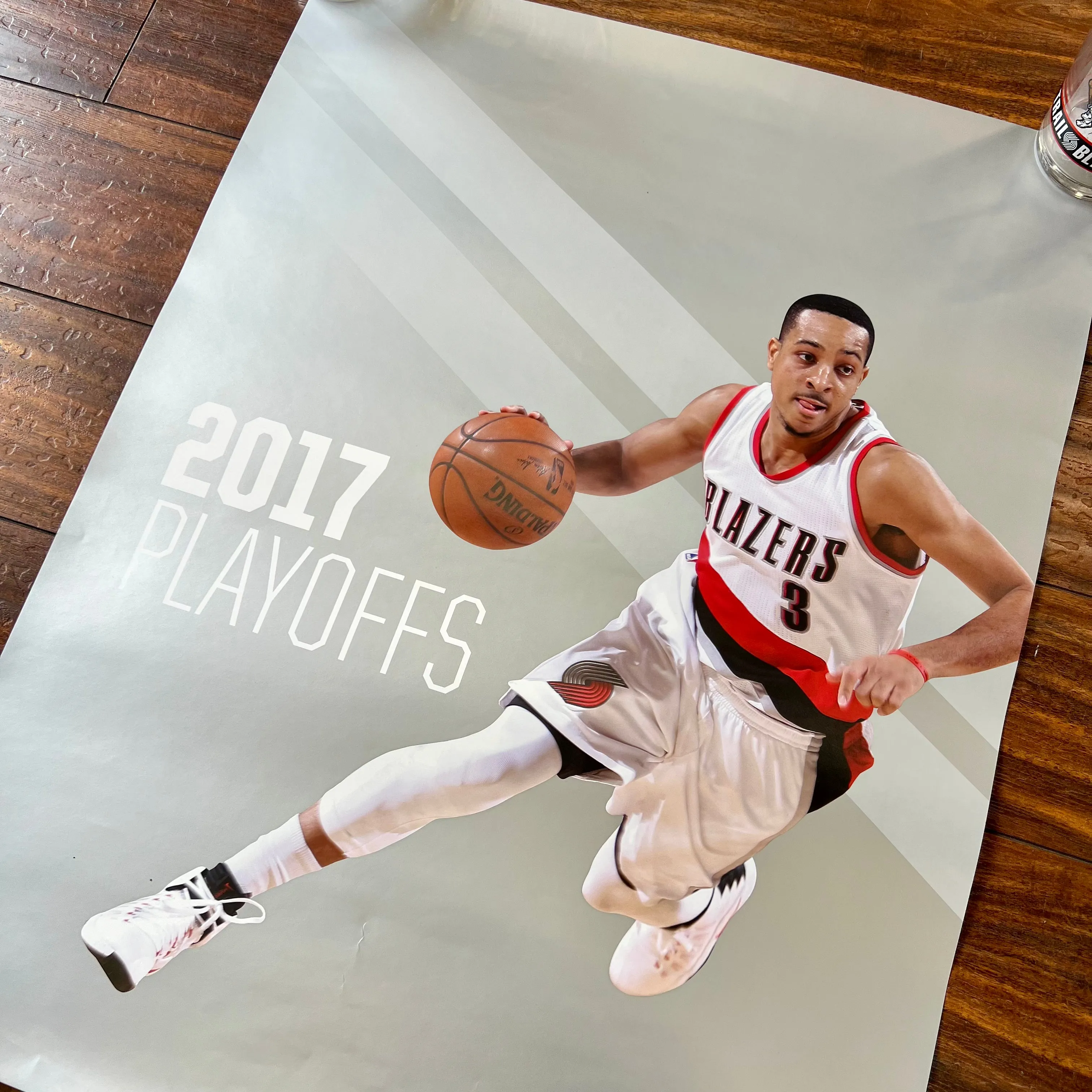 Blazers 2017 CJ McCollum Poster