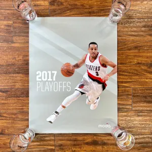 Blazers 2017 CJ McCollum Poster