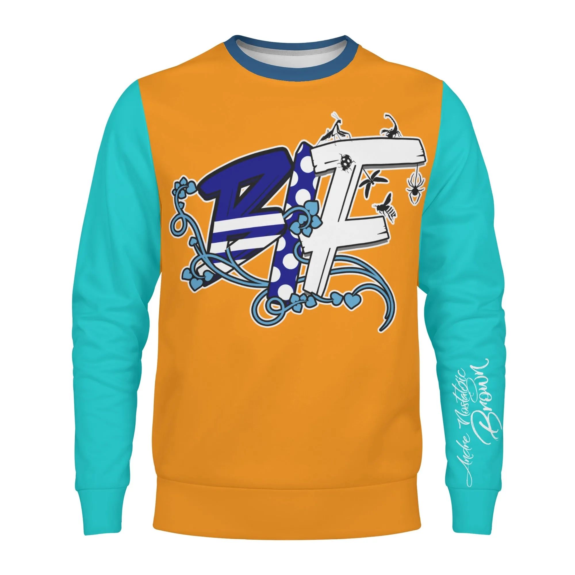 Blk Insct Famili Mens All Over Print Sweater