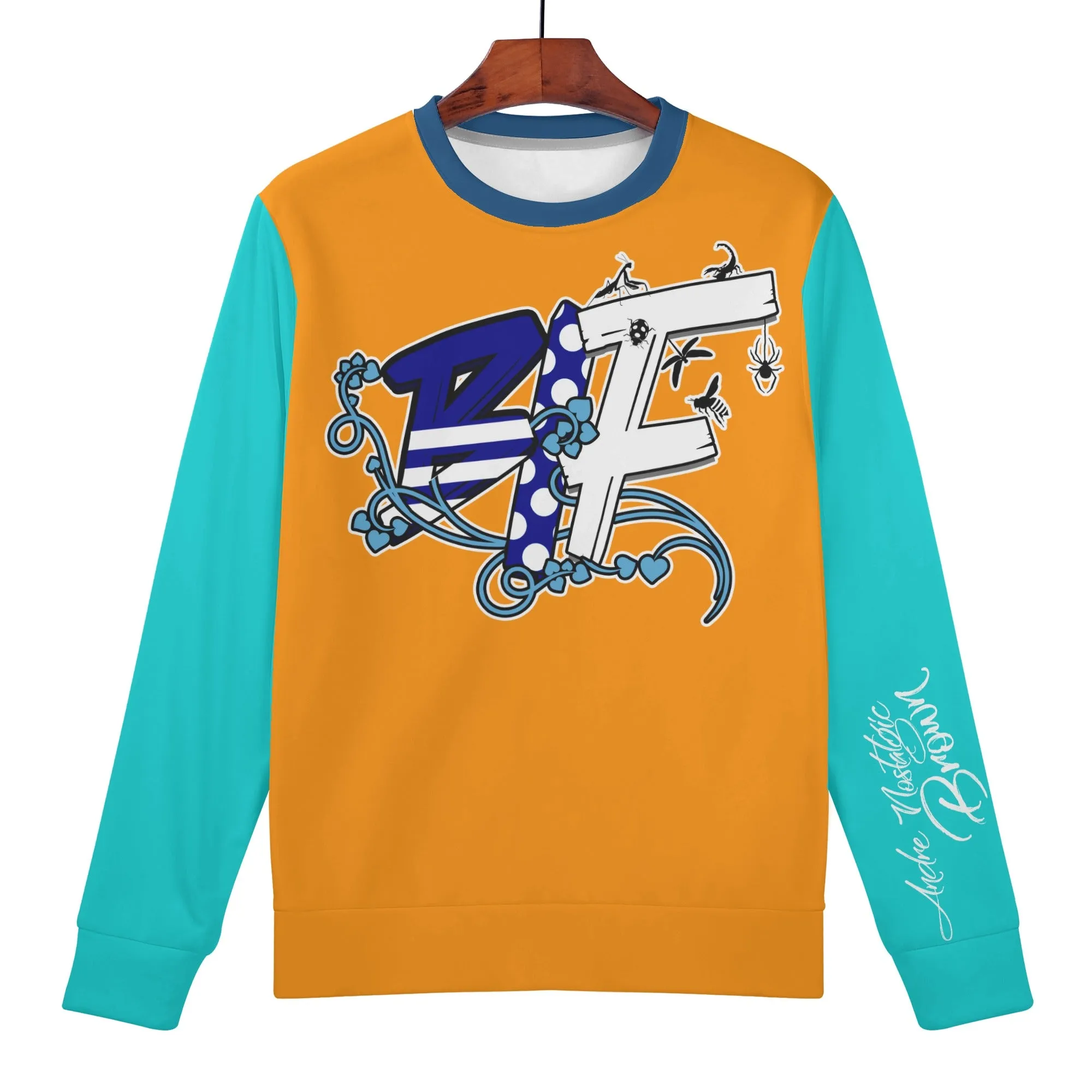 Blk Insct Famili Mens All Over Print Sweater