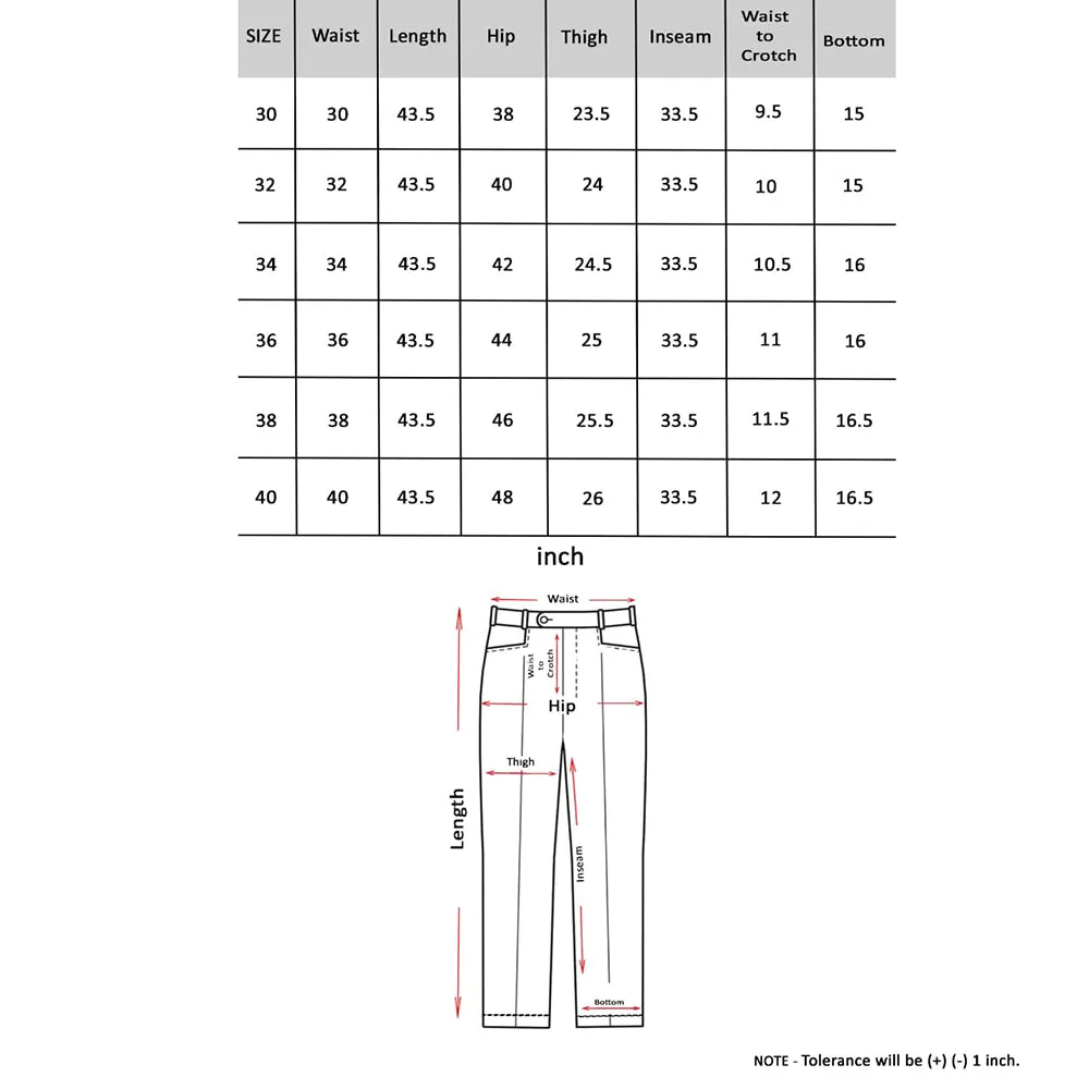 Bluebird Men's Wheat Texture Formal Trouser