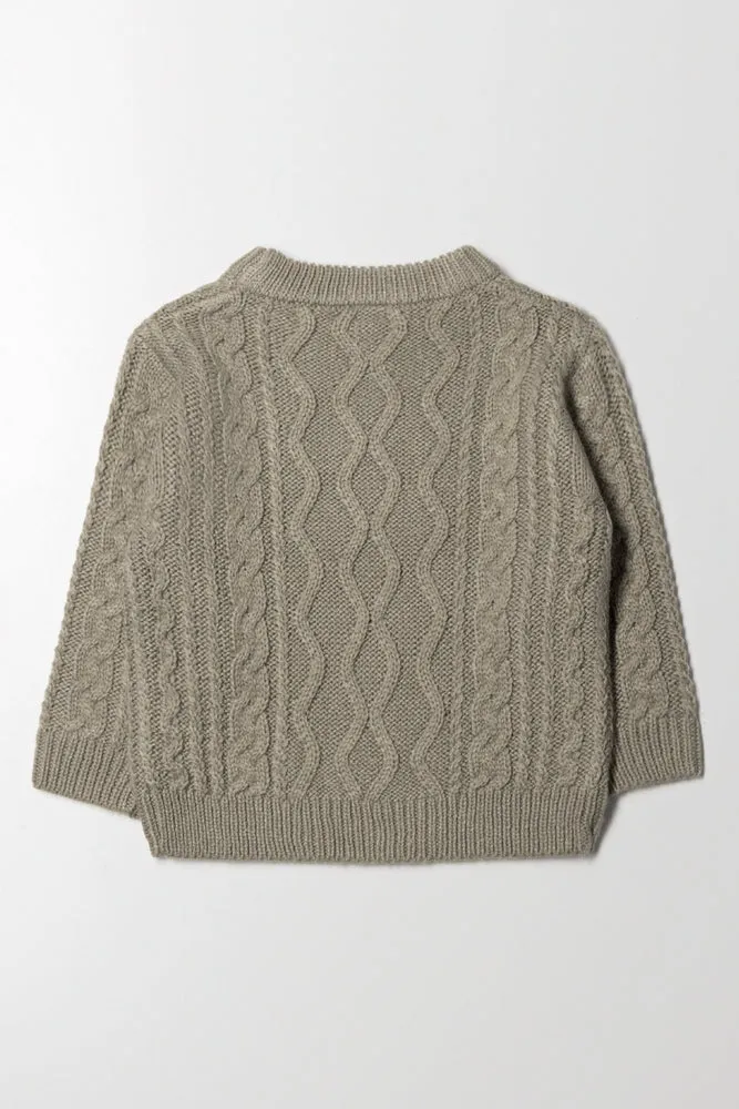 Cable Jersey Green