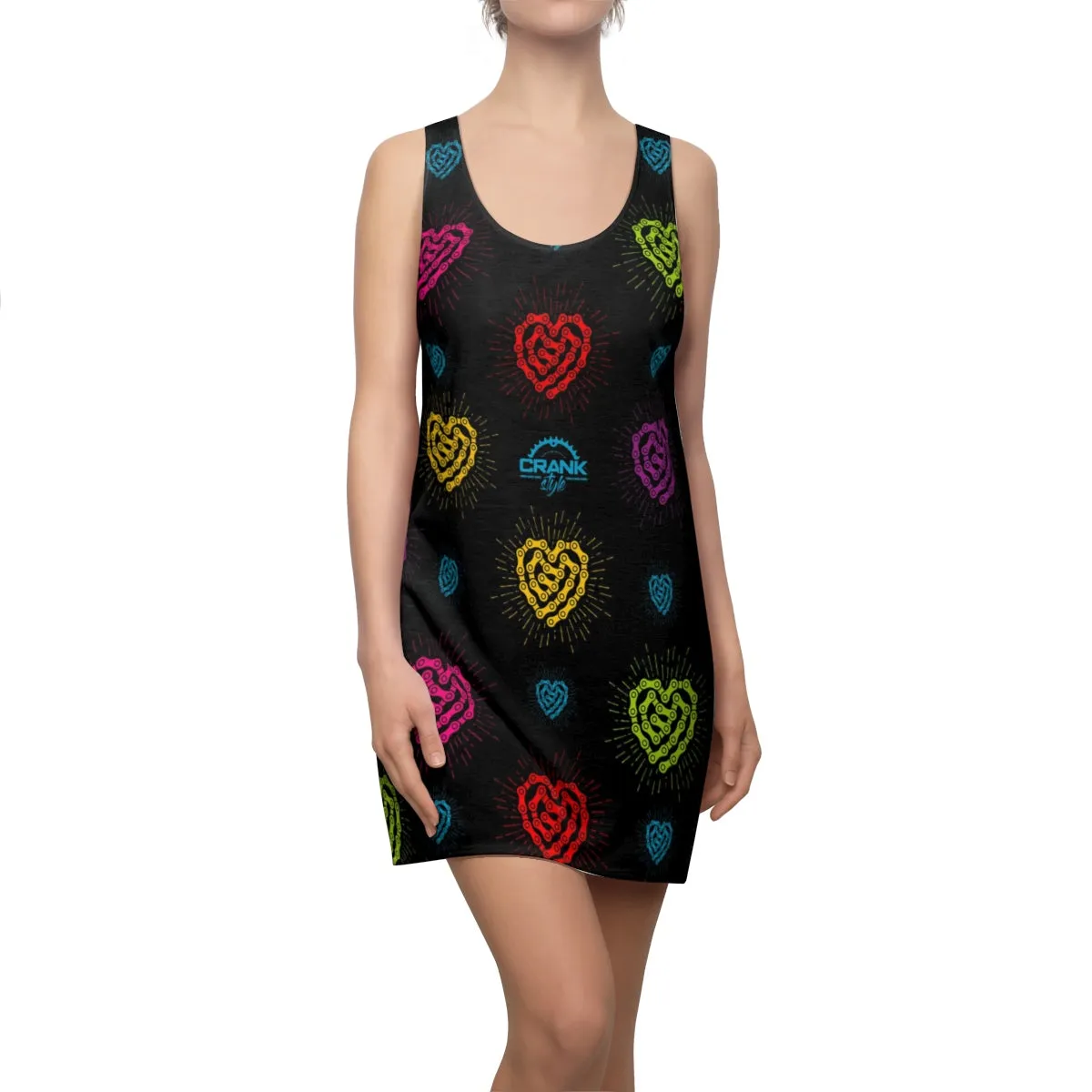Chain Heart Racerback Dress