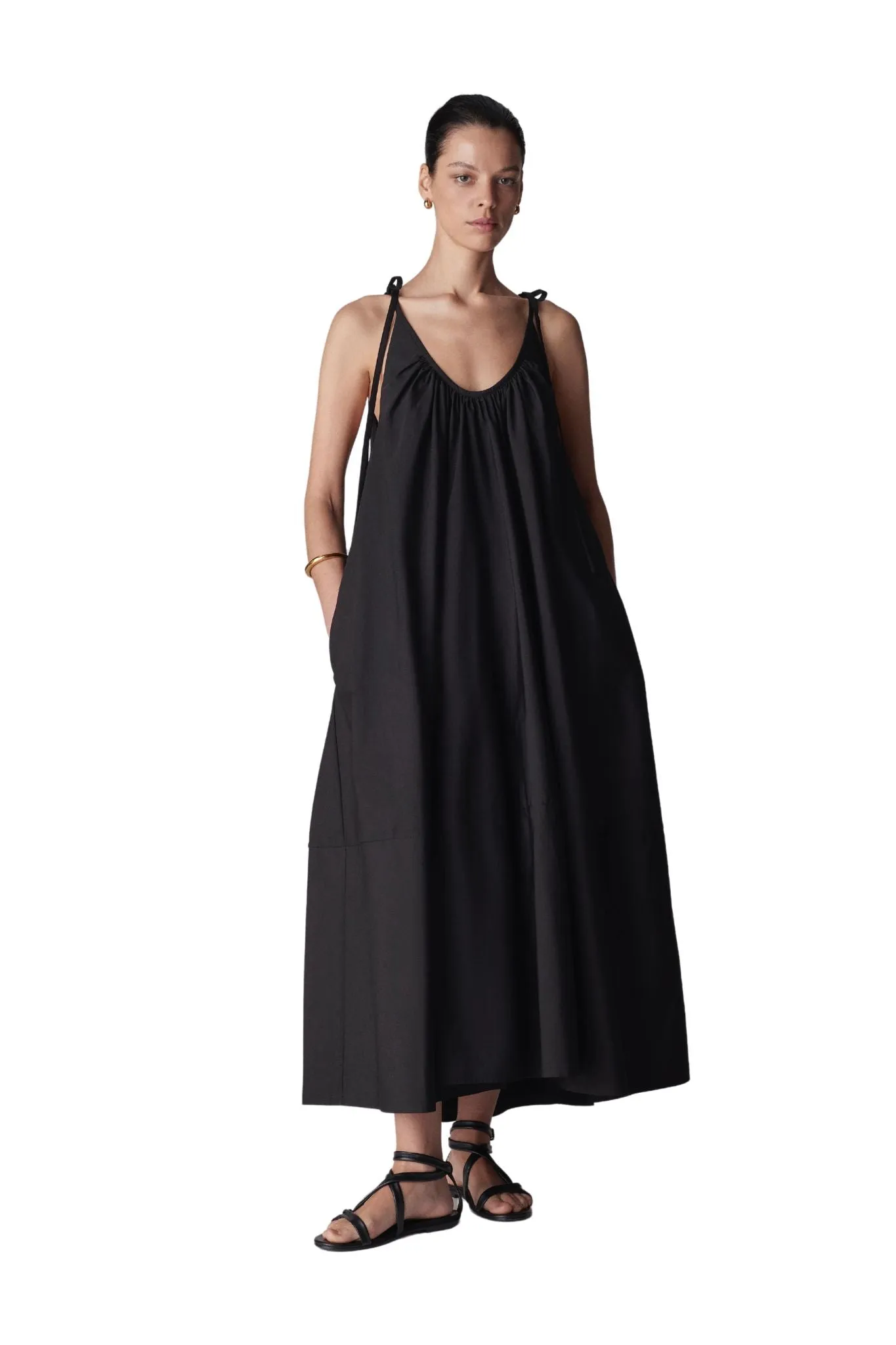 Co Gathered Maxi Dress