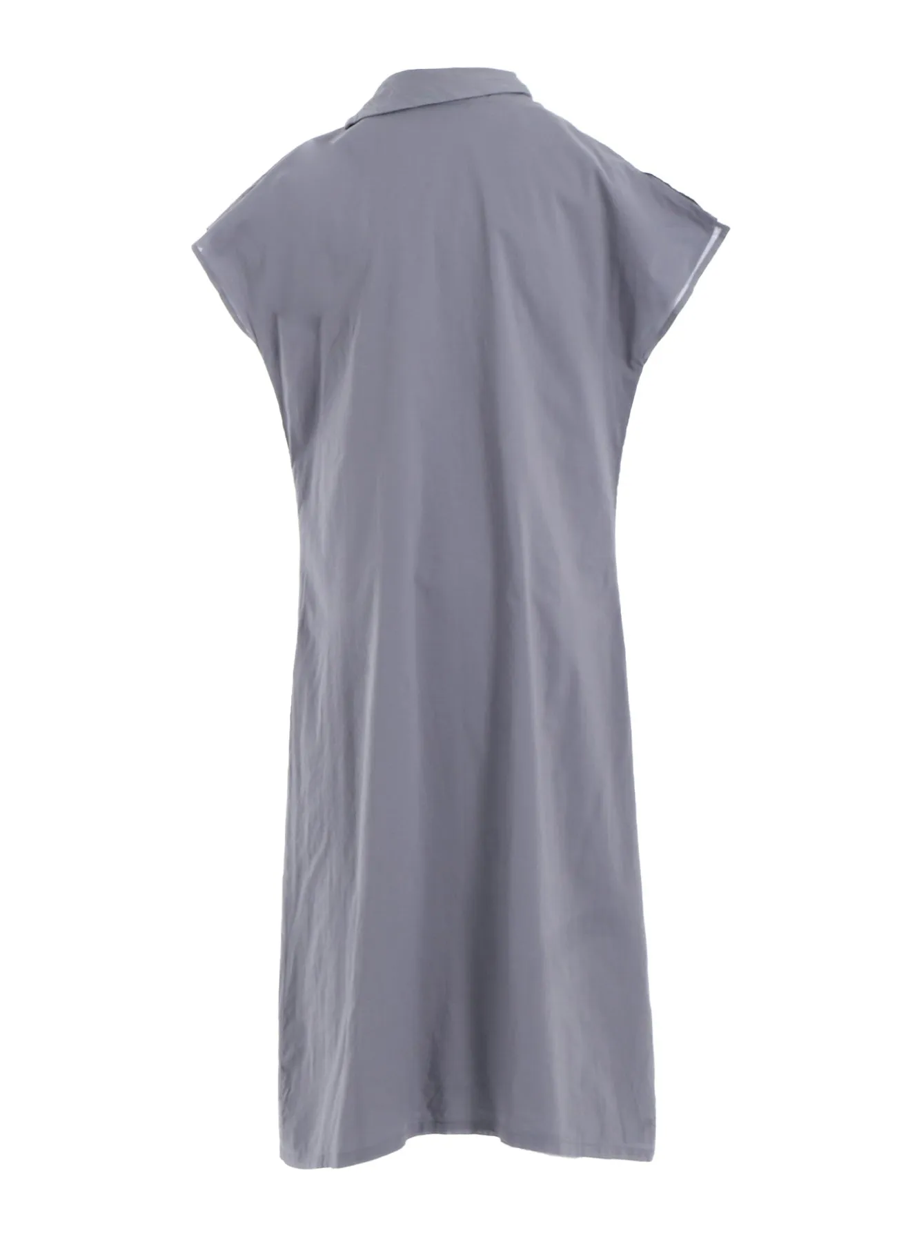 COTTON LAWN GARMENT DYE FRENCH SLEEVE DRESS