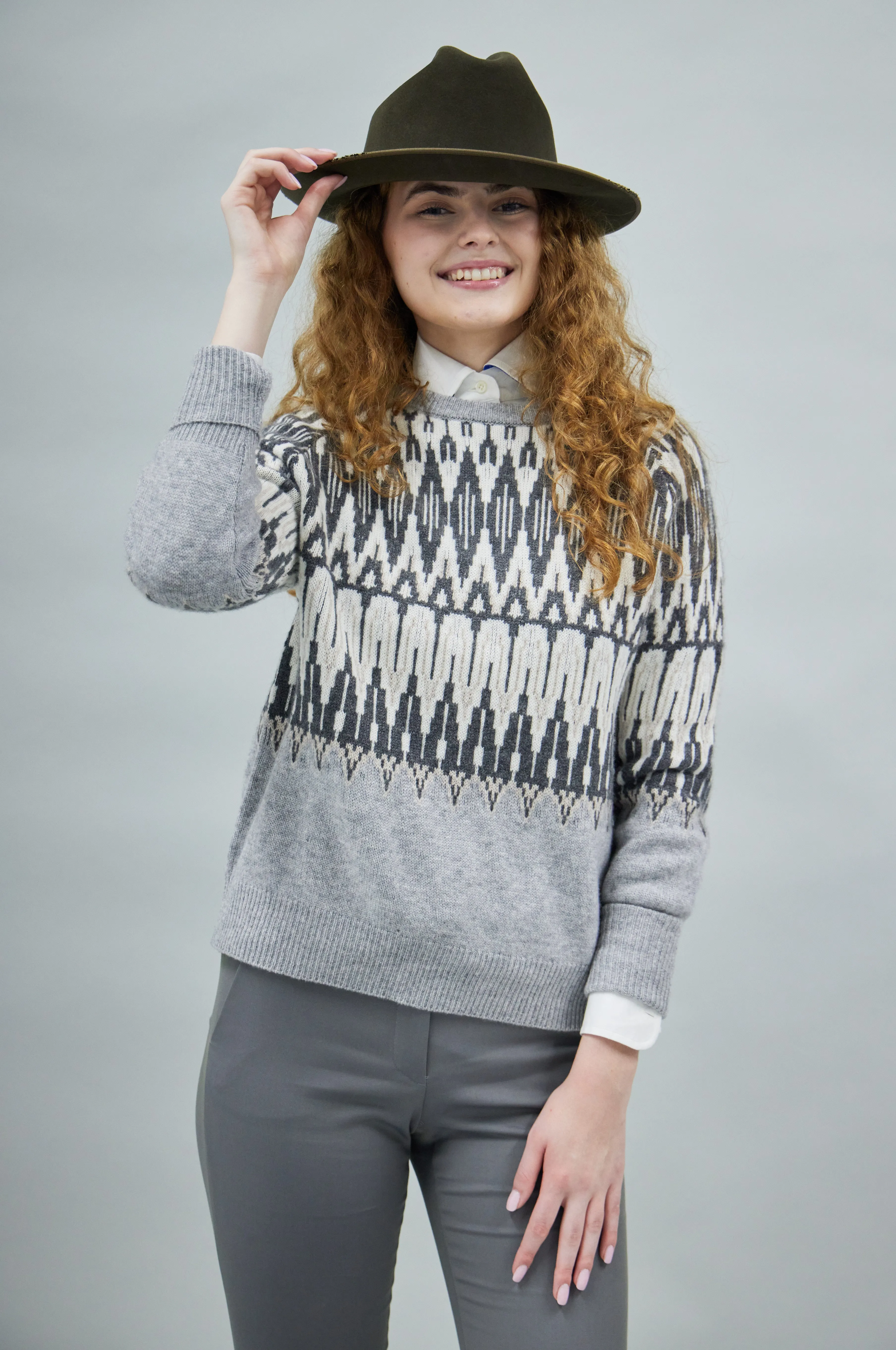 Cozy Nordic Crewneck Sweater