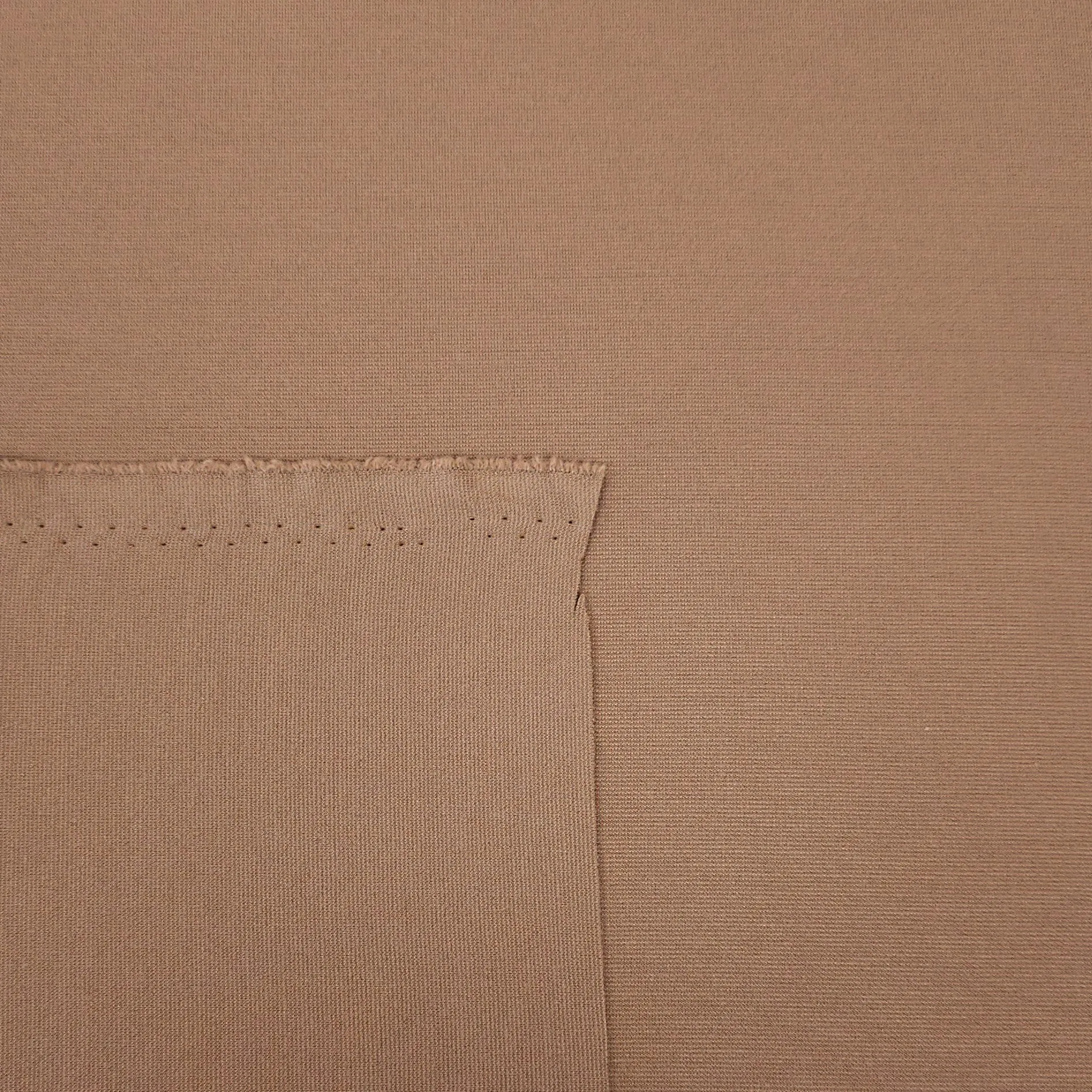 Double Knit | Ponte de Roma | Tan | 140 cm | Minor Defect at 10 cm from Edge |  END OF ROLL