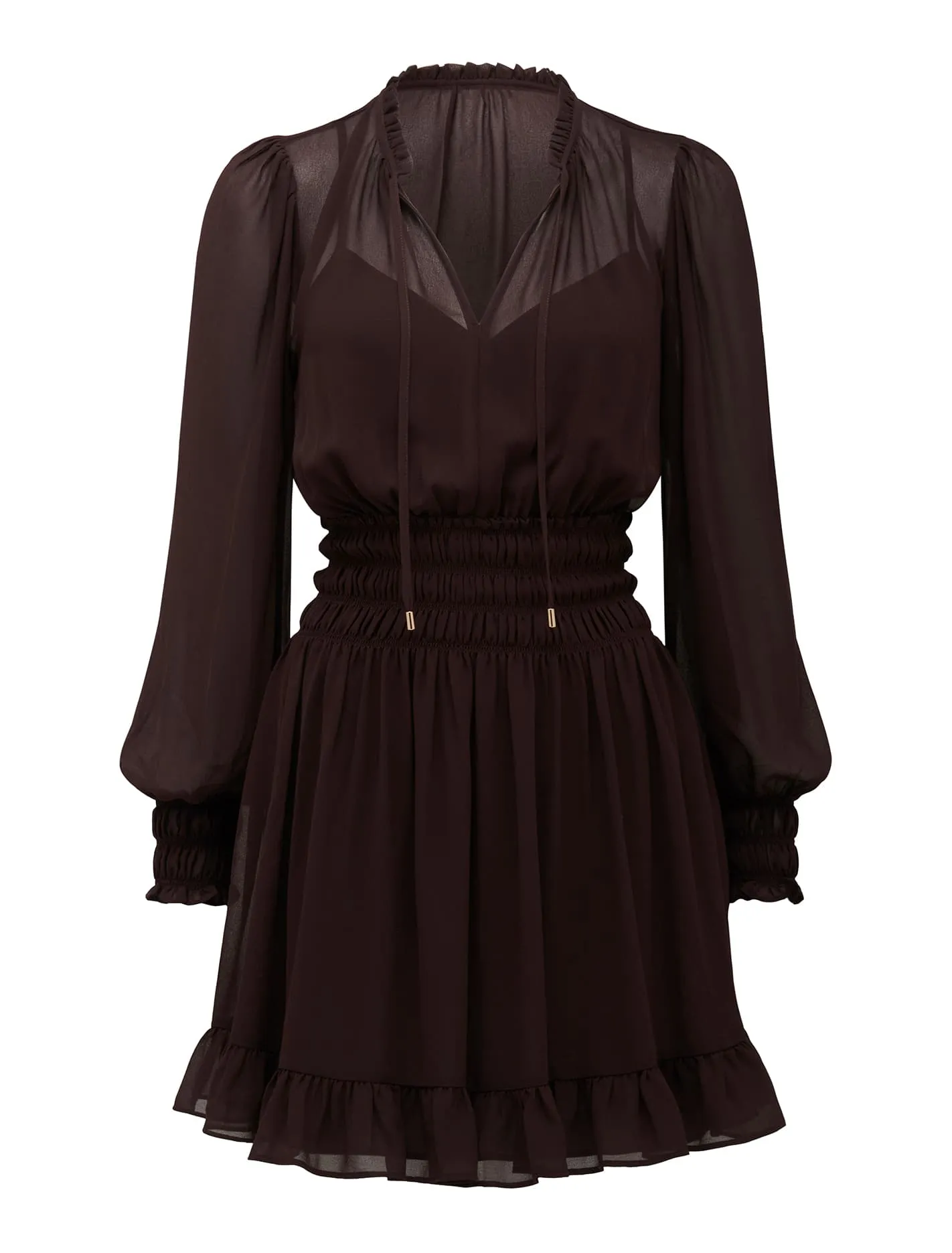 Eloise Shirred Mini Dress