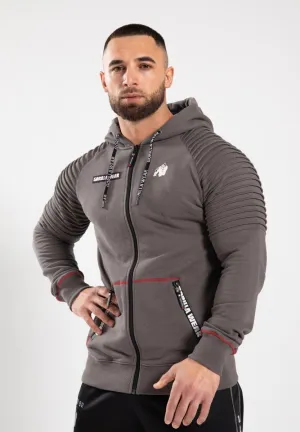 Gorilla Wear Georgia Zipped Hoodie - Grey