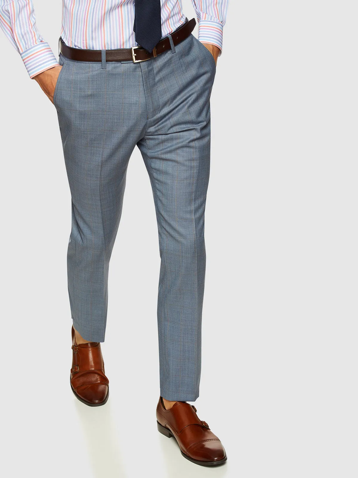 Hopkins Wool Stretch Check Pants