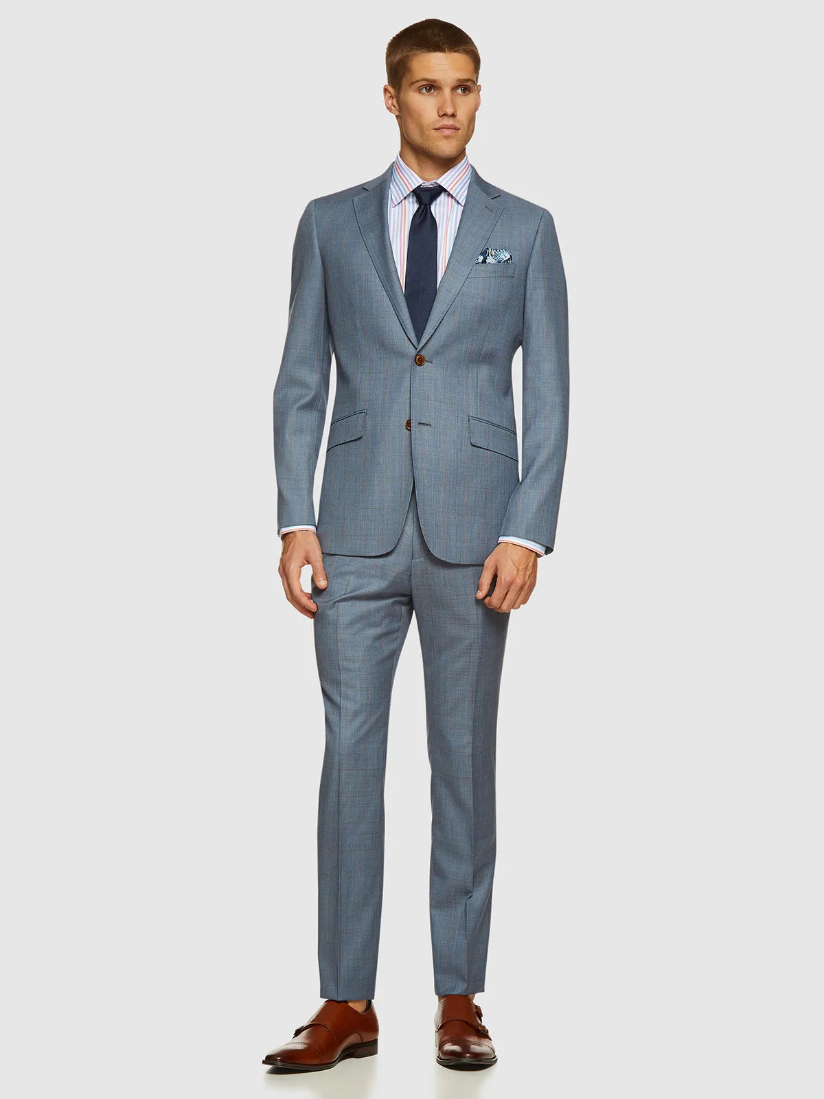 Hopkins Wool Stretch Check Pants