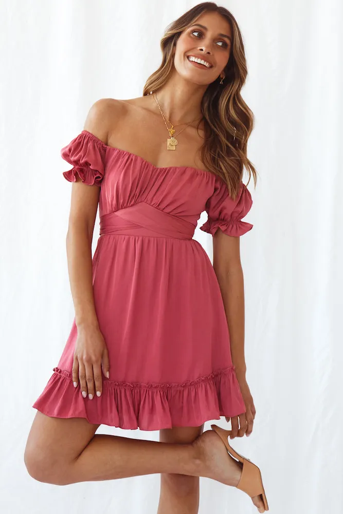 Inside Out Dress Rose