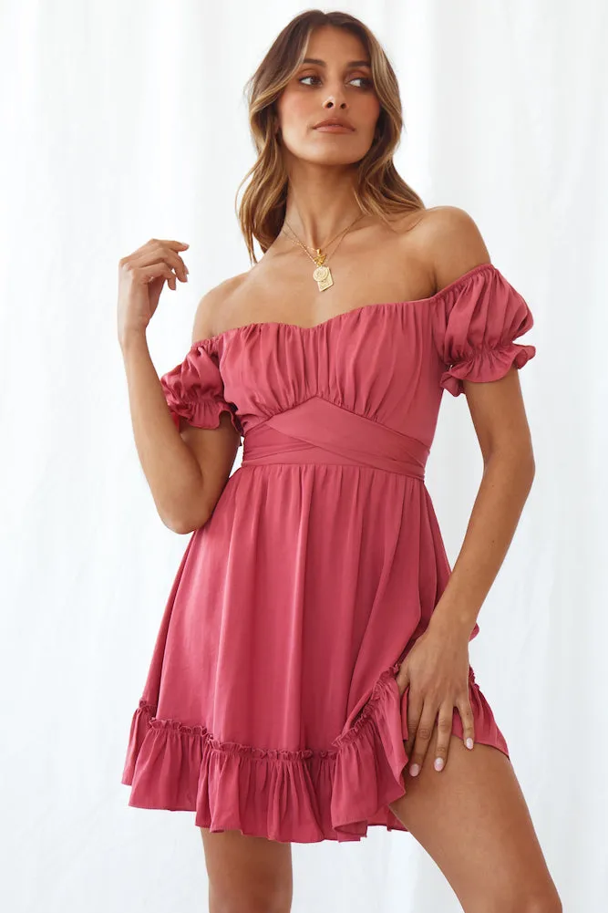 Inside Out Dress Rose