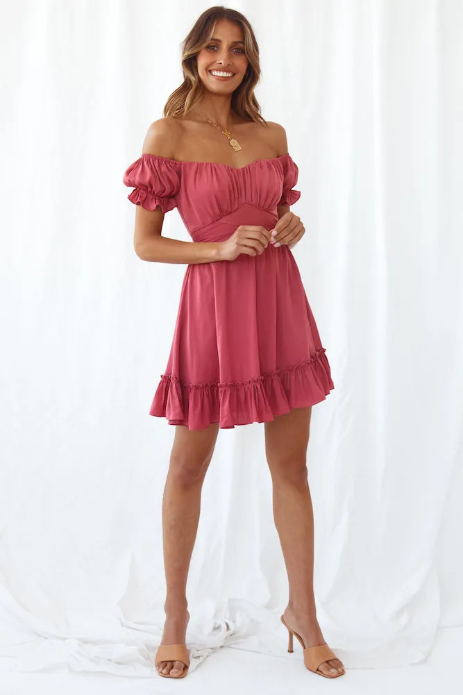 Inside Out Dress Rose