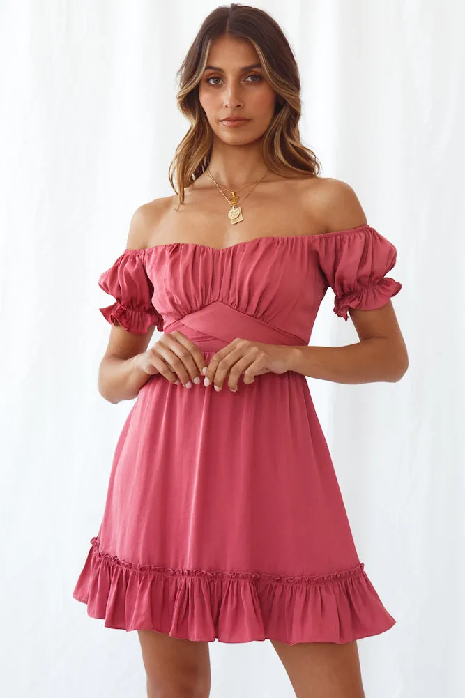 Inside Out Dress Rose