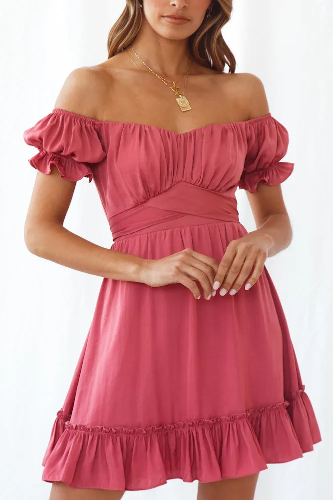 Inside Out Dress Rose