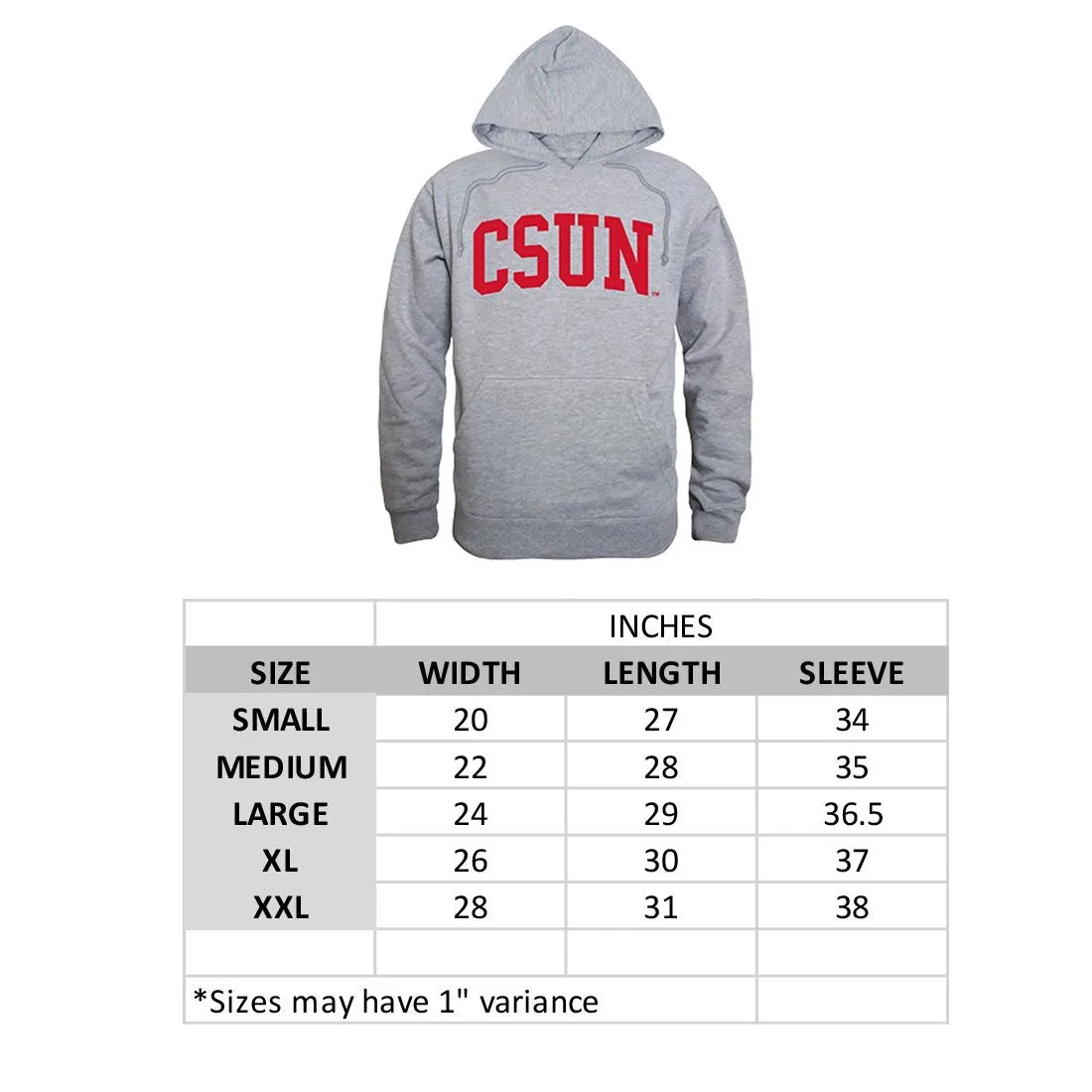 JSU Jackson State University Game Day Hoodie Sweatshirt Heather Grey