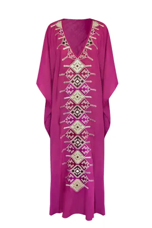 KHAZAR KAFTAN - MAGENTA