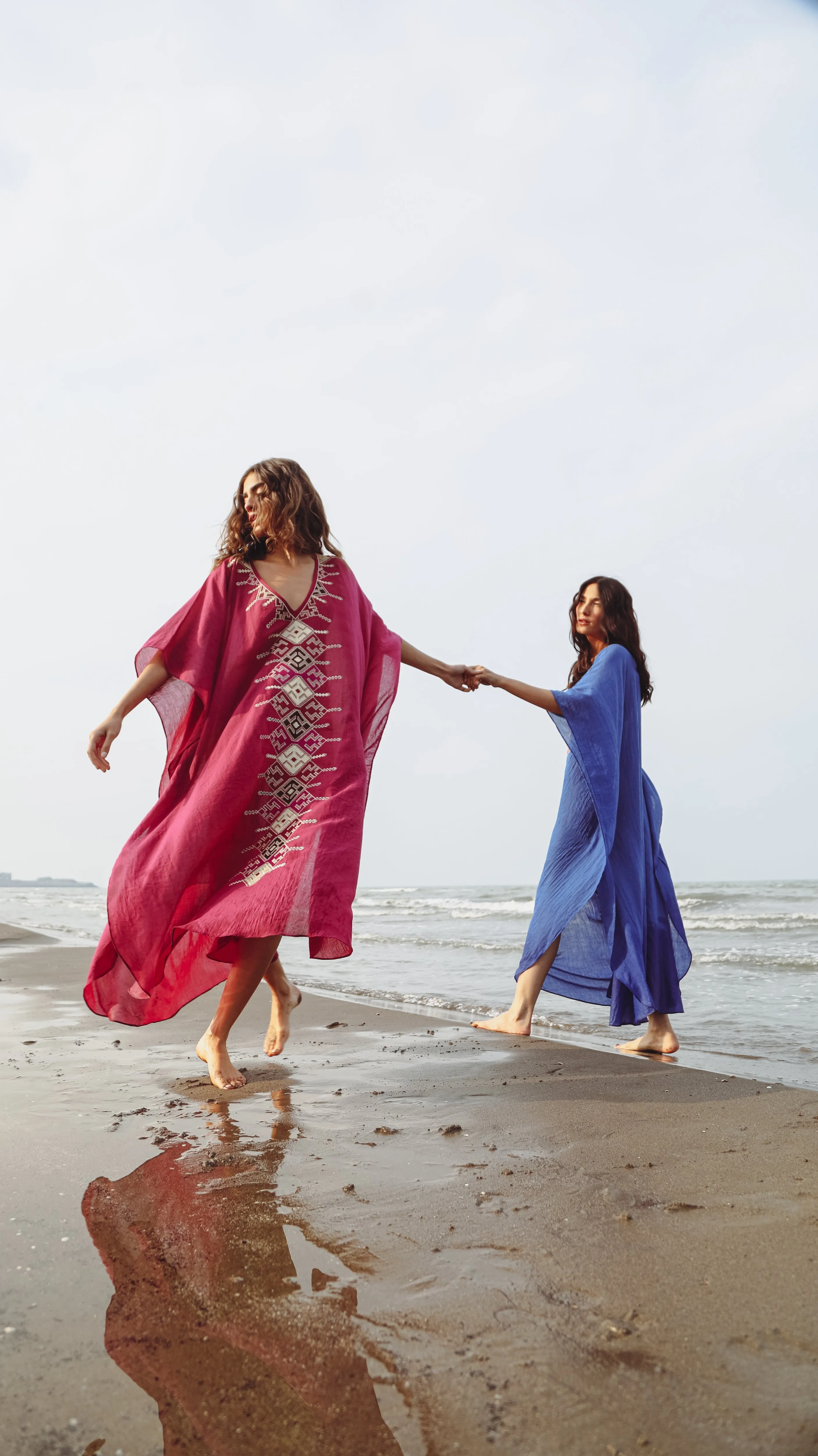KHAZAR KAFTAN - MAGENTA