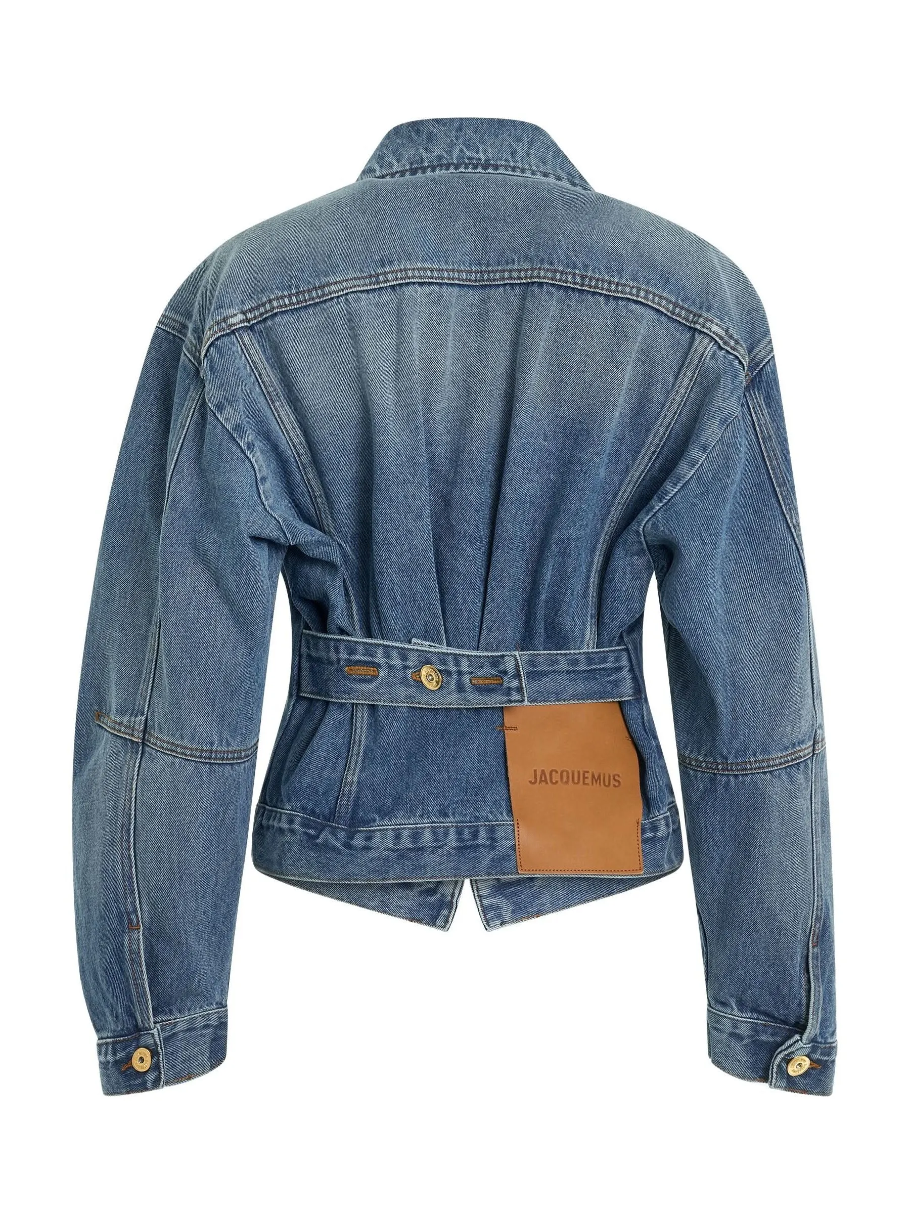 La Vest Denimes Jacket in Blue/Tabac