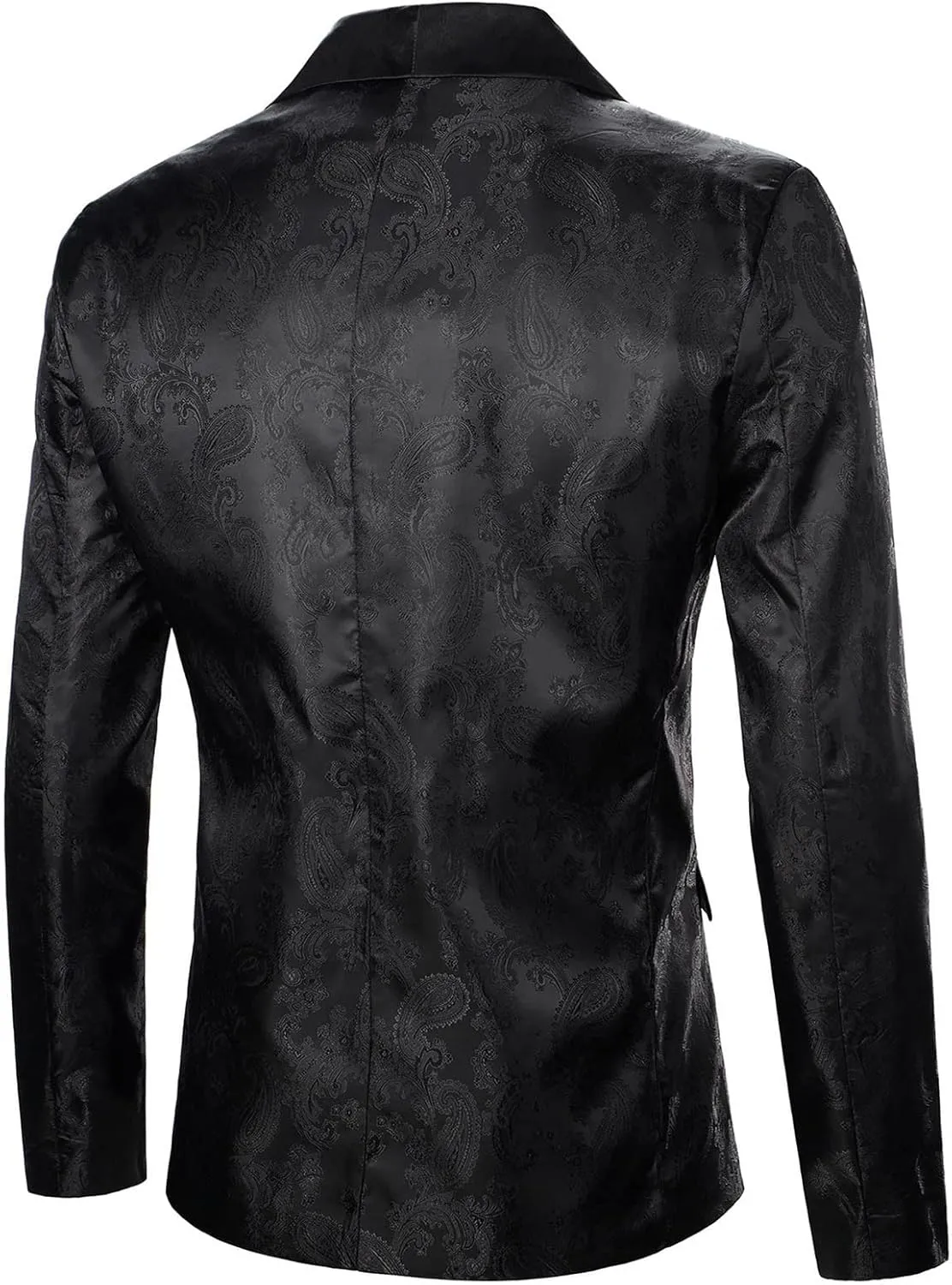 LCMTWX Mens Blazers Men's Fashion Coat Casual Pocket Button Suit Jacket Buckle Loved Printed Single-breasted Casual Suit