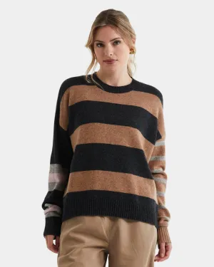 ld   co Lambswool Stripe Crew