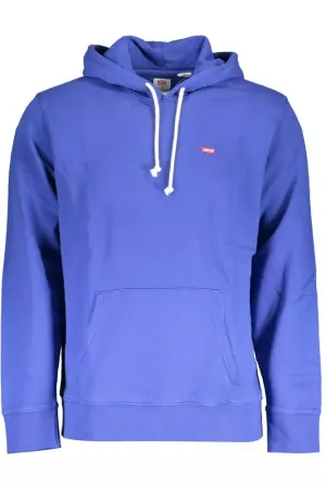 Levi's Chic Blue Cotton Hooded Sweatshirt