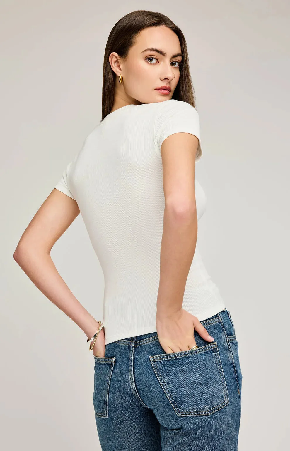 Madison Tee - White | Gentle Fawn