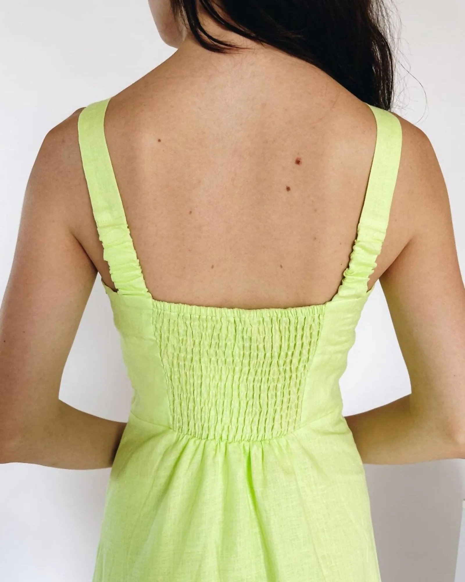 Malibu Mini Dress in Lime | Lime