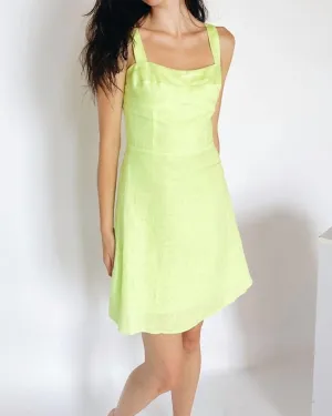 Malibu Mini Dress in Lime | Lime