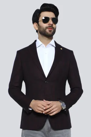 Maroon Blazer for Men's