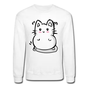 Marshmallow Kitty Unisex Crewneck Sweatshirt