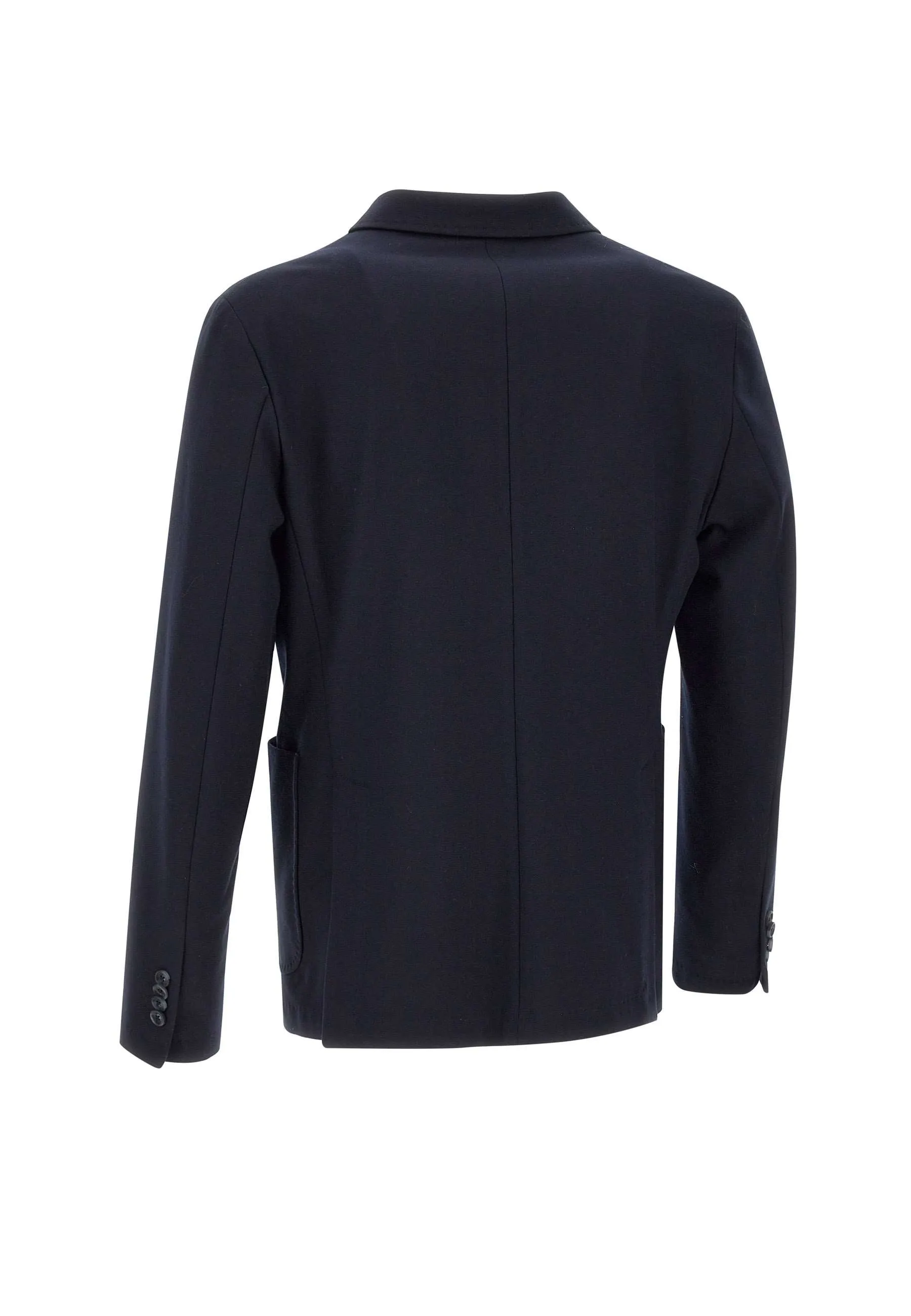 Men's Blue Viscose Blend Blazer